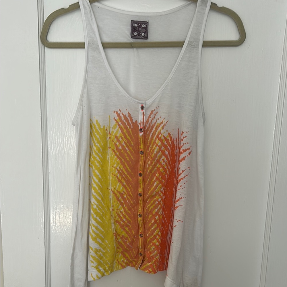 Free People SunBurst Flowy Tank Top
